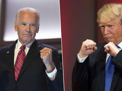 Tổng thống Trump và ứng cử viên Đảng dân chủ Joe Biden. (Ảnh: Twitter).