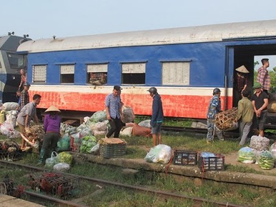 Vận tải đường sắt vẫn ít được các DN nông sản lựa chọn dù chi phí của loại hình vận tải này rẻ hơn đường bộ, đường biển, đặc biệt là hàng không.