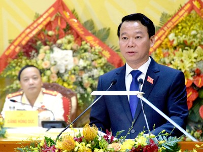 Đồng chí Đỗ Đức Duy, Phó Bí thư Tỉnh ủy khóa XVIII được bầu làm Bí thư Tỉnh ủy Yên Bái khóa XIX nhiệm kỳ 2020-2025. Ảnh: Báo Yên Bái.