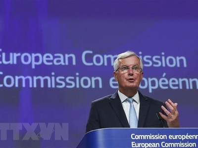 Trưởng đoàn đàm phán thương mại hậu Brexit của EU Michel Barnier. (Ảnh: AFP/TTXVN).
