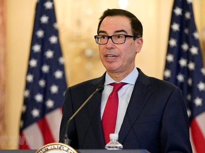 Bộ trưởng Tài chính Mỹ Steven Mnuchin. (Ảnh: AFP/TTXVN).