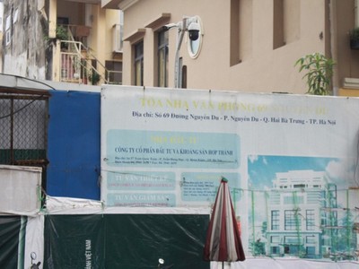 "Đất vàng" 69 Nguyễn Du, quận Hai Bà Trưng, Hà Nội.