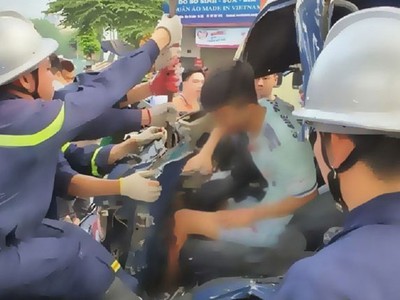 Hiện trường vụ tai nạn. (Nguồn: VOV).