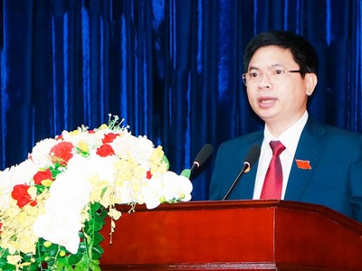 Ông Trương Quốc Huy được bầu giữ chức Chủ tịch UBND tỉnh Hà Nam.(ảnh: Báo Hà Nam).