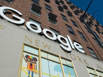 Văn phòng của Google tại New York, Mỹ. (Ảnh: AFP/TTXVN).