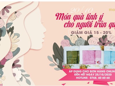 Mollis khuyến mãi mừng ngày Phụ nữ Việt Nam 20/10