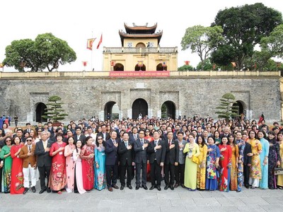 Cộng đồng doanh nhân Việt Nam mang trong mình khát vọng mãnh liệt vì một Việt Nam ngẩng cao đầu. Ảnh: Chí Cường.