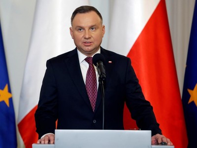 Tổng thống Ba Lan Andrzej Duda. Ảnh: Reuters.