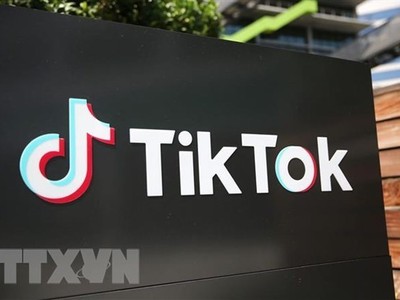 Biểu tượng TikTok. (Nguồn: AFP/TTXVN).
