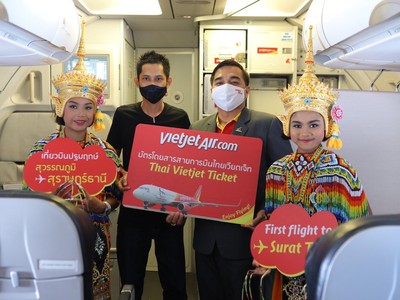 Vietjet khai trương đường bay mới đến Surat Thani và tiếp tục công bố thêm đường bay mới tại Thái Lan