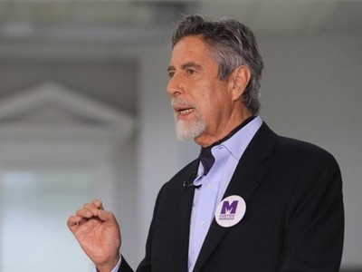 Tổng thống lâm thời Peru Sagasti. Ảnh: TV6 News.