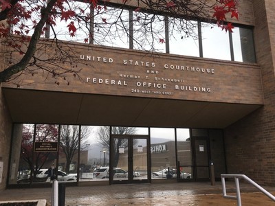 Trụ sở tòa án Mỹ ở Williamsport, Pennsylvania. Ảnh: AP.