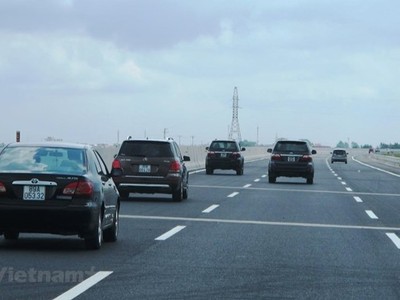 Dự án đường cao tốc Bắc-Nam đã chính thức được Quốc hội thông qua điều chỉnh chủ trương đầu tư một số đoạn tuyến. (Ảnh: Việt Hùng/Vietnam+).