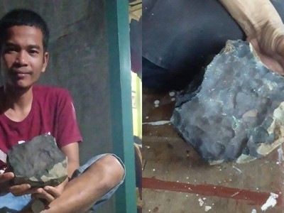 Đang yên đang lành bỗng dưng mảnh thiên thạch trị giá hơn 40 tỷ rơi vào nhà