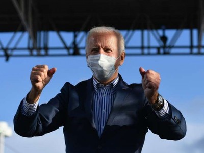 Joe Biden, một trong những người nhiều tuổi nhất có thể trở thành tổng thống Mỹ, sẽ mừng sinh nhật lần thứ 78 vào ngày 20/11/2020. Ảnh: AFP.