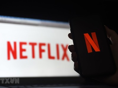 Biểu tượng Netflix. (Ảnh: AFP/TTXVN).
