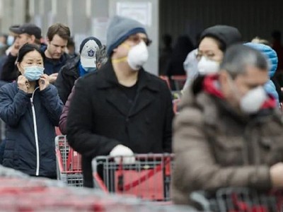 Bệnh viện quá tải vì Covid-19 tăng, Thủ tướng Canada kêu gọi người dân ở nhà. (Ảnh: The Canadian Press).