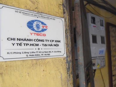 Trụ sở chi nhánh Hà Nội của YTECO nằm trong khu tập thể cũ số 63 Lý Nam Đế.
