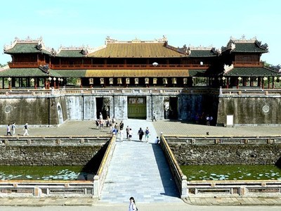 Hoàng Thành (Đại Nội Huế) luôn là điểm tham quan chính của du khách mỗi khi đặt chân tới mảnh đất cố đô. (Ảnh: Hoàng Hùng/TTXVN).