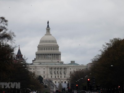 Tòa nhà Quốc hội Mỹ ở Washington, DC. (Ảnh: THX/TTXVN).