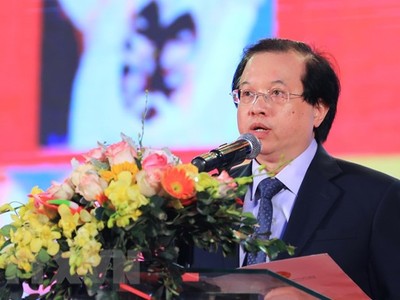 Thứ trưởng Bộ Văn hóa Thể thao và Du lịch Tạ Quang Đông. (Ảnh: Thành Đạt/TTXVN).