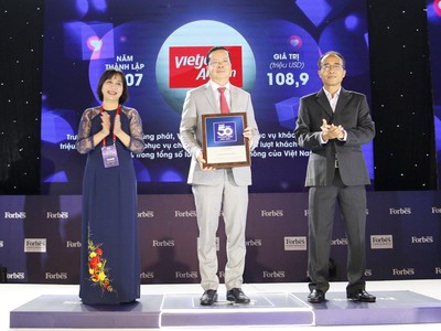 Vietjet, Viettel, Vinamilk... vào top 50 Thương hiệu dẫn đầu 2020 do Forbes bình chọn