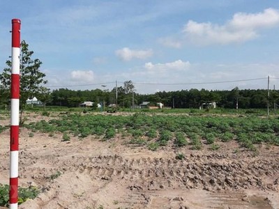 Dự án ma của Công ty Cổ phần địa ốc Alibaba tại xã Châu Pha, thị xã Phú Mỹ, tỉnh Bà Rịa-Vũng Tàu. (Ảnh: Huỳnh Sơn/TTXVN).