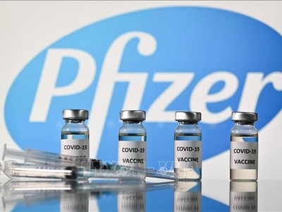 Vaccine ngừa Covid-19 của công ty Pfizer. Ảnh: AFP/TTXVN.
