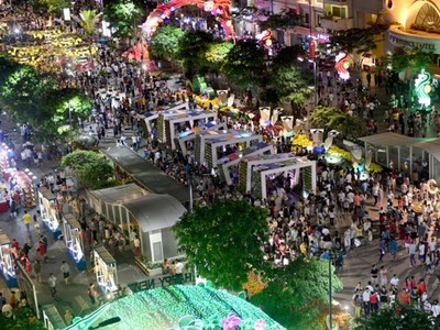 Phố đi bộ Nguyễn Huệ sẽ cấm các phương tiện vào tối 31/12.