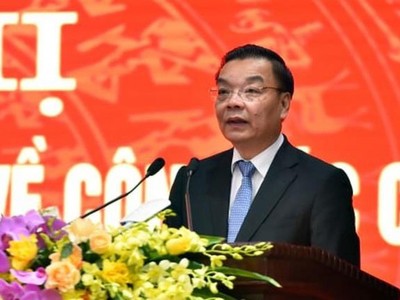 Chủ tịch UBND thành phố Hà Nội Chu Ngọc Anh.