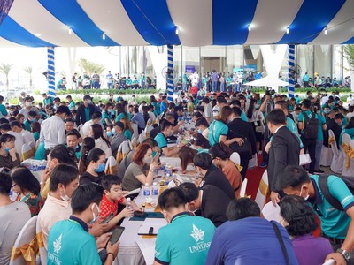 Toàn cảnh Lễ khai trương Phòng Kinh doanh và căn hộ mẫu Bien Hoa Universe Complex.
