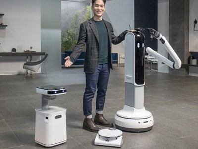 Các mẫu robot của Samsung tại CES 2021. (Ảnh: SmartLife).