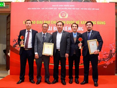 Báo Đầu tư đoạt 2 giải tại Giải Búa liềm vàng năm 2020
