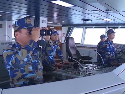 Bộ Tư lệnh Vùng cảnh sát biển 2 cũng tăng cường công tác trinh sát, nắm bắt tình hình trên tất cả các hướng.