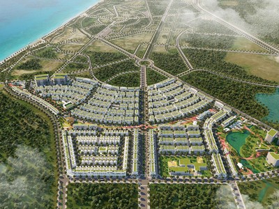 Phối cảnh tổng thể Meyhomes Capital Phú Quốc với quy mô 56,9 ha.