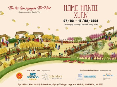 Đường hoa Home Hanoi Xuân 2021 sắp xuất hiện