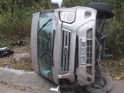 Hiện trường vụ tai nạn.