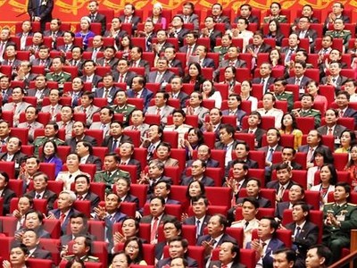 Các đại biểu dự phiên khai mạc Đại hội. (Ảnh: TTXVN).