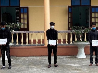 Đối tượng Đinh Hữu Chức, Nguyễn Quang Vinh và và Đinh Như Hải.