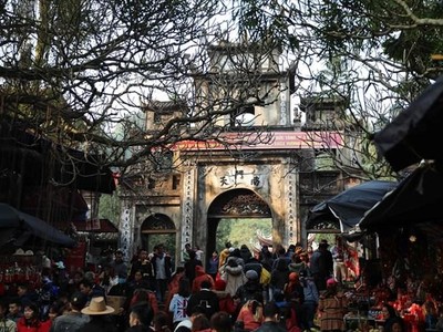 Hình ảnh trong ngày khai hội chùa Hương - Xuân Canh Tý 2020. (Ảnh: Thanh Tùng/TTXVN).