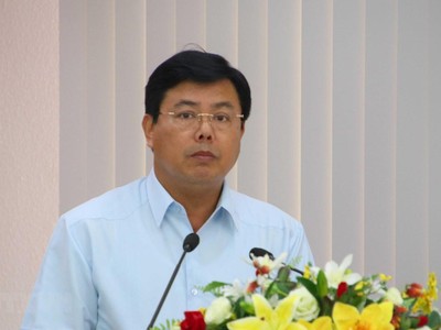 Bí thư Tỉnh ủy Cà Mau Nguyễn Tiến Hải được bầu làm Chủ tịch HĐND tỉnh khóa IX, nhiệm kỳ 2016-2021. (Ảnh:Kim Há/TTXVN).