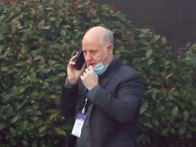 Peter Daszak - một thành viên của nhóm chuyên gia WHO tại Vũ Hán. (Ảnh: Reuters).