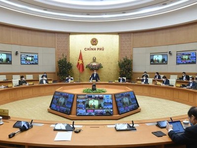 Thủ tướng Chính phủ Nguyễn Xuân Phúc chủ trì phiên họp sáng nay (ảnh: Quốc Chính).