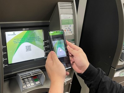 Rút tiền tại ATM không cần dùng thẻ vật lý
