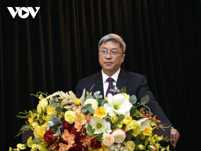 Thứ trưởng Bộ Y tế Nguyễn Trường Sơn phát biểu tại Hội nghị Báo cáo viên Trung ương tháng 3/2021.