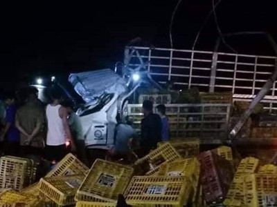 Hiện trường vụ tai nạn. (Nguồn: atgt.vn).