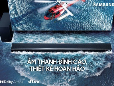 Loa soundbar cao cấp Samsung Q950A với hệ thống chuẩn 11.1.4 kênh được mở bán với giá hơn 30 triệu đồng