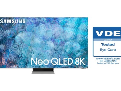 TV Neo QLED 2021 của Samsung được chứng nhận về khả năng ‘Bảo vệ mắt’ 