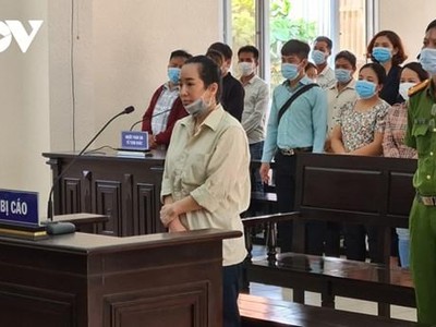 Bị cáo Trương Thị Cao Thảo. (Nguồn: VOV)