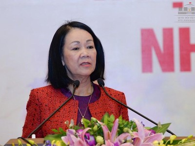 Bà Trương Thị Mai (Ảnh Quochoi).